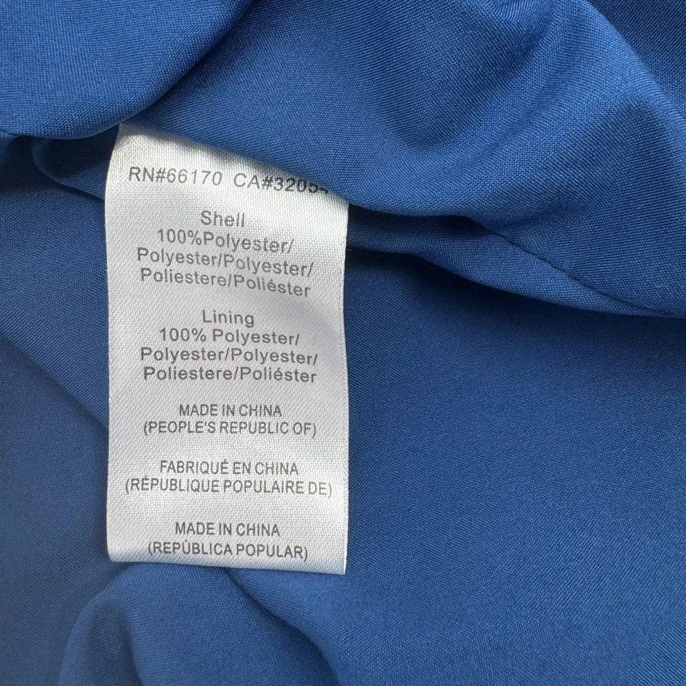 Anthropologie x Hutch Ruffled Midi Dress-  Blue Floral Print - Size 2 - Picture 9 of 10